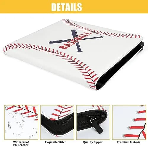 CARDBINDER 9-Pocket Toploader Binder with 16 Pages | Holds 288 Cards | White thumbnail 3