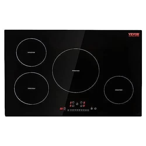 VEVOR Electric Cooktop 30'' 4 Burners | 7500W Induction Stove with Touch Control & Child Lock thumbnail 1