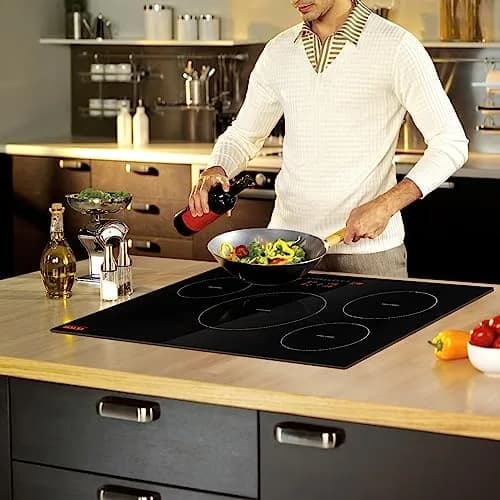 VEVOR Electric Cooktop 30'' 4 Burners | 7500W Induction Stove with Touch Control & Child Lock thumbnail 8