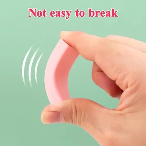 M&G Pink 4+1 Pack Rubber Erasers | Retractable Soft Pink Pencil Erasers for School & Office thumbnail 5