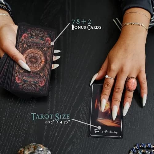 Earth Moon Magick Moon Tarot Cards 78-Card Deck for Beginners | Sacred & Shadow Work thumbnail 7