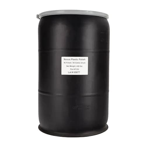 Novus Fine Scratch Remover #2 | 53 Gallon Drum (200.6 Liters) | Removes Fine Scratches & Haze thumbnail 1