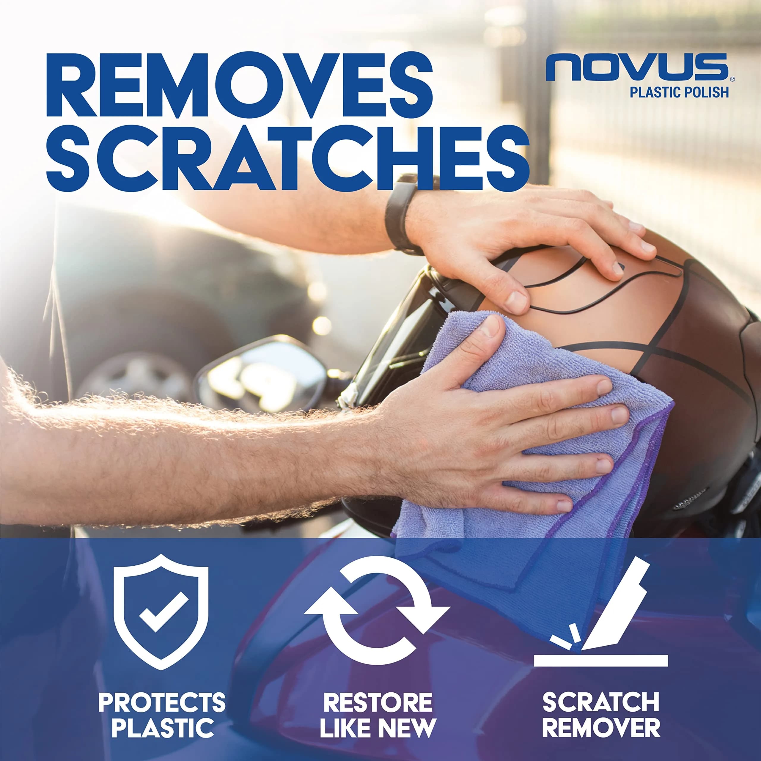 Novus Fine Scratch Remover #2 | 53 Gallon Drum (200.6 Liters) | Removes Fine Scratches & Haze - view 4