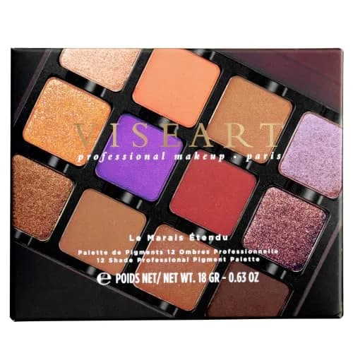 Viseart Paris Etendu Pro Luxe Makeup Palette (Le Marais) | 12 Ultra-Pigmented Shades for Unique Looks thumbnail 7