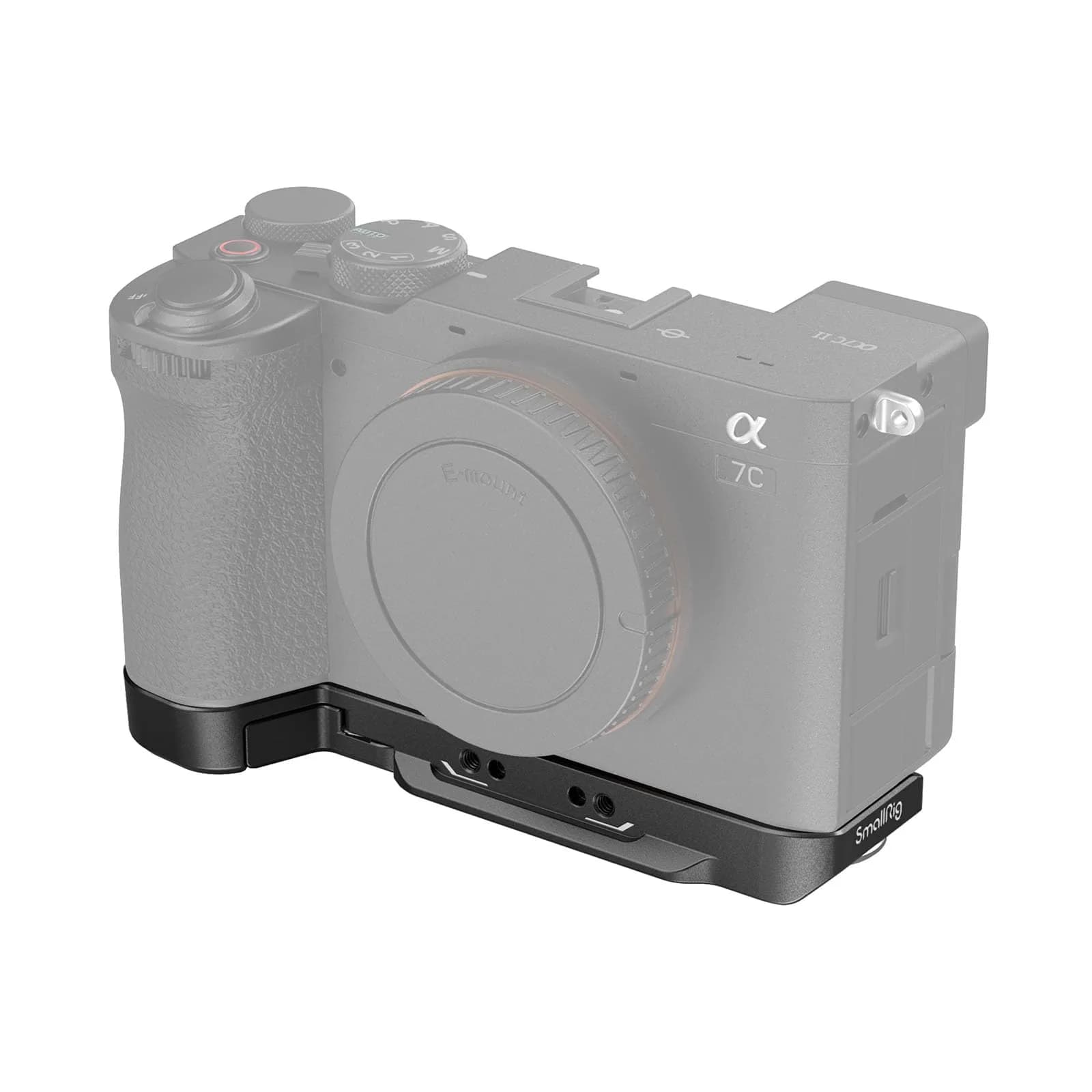 SmallRig Base Plate for Sony A7C II/A7CR 4439 (Silver) with Arca-Swiss Quick Release & Magnetic Wrench | 62g Aluminum Alloy — Black