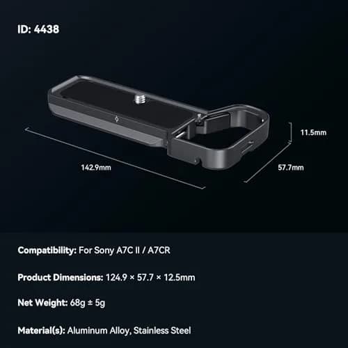 SmallRig Base Plate for Sony A7C II/A7CR 4438 with Arca-Swiss Quick Release Plate | 68g (2.4 oz) thumbnail 7