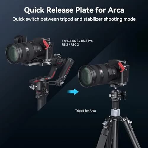 SmallRig Base Plate for Sony A7C II/A7CR 4438 with Arca-Swiss Quick Release Plate | 68g (2.4 oz) thumbnail 2