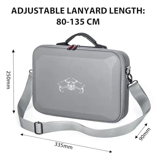 STARTRC Carrying Case for DJI Mini 4 Pro Accessories 25.3cm x 34cm x 9.7cm | Portable Travel Bag with Shoulder Strap thumbnail 6