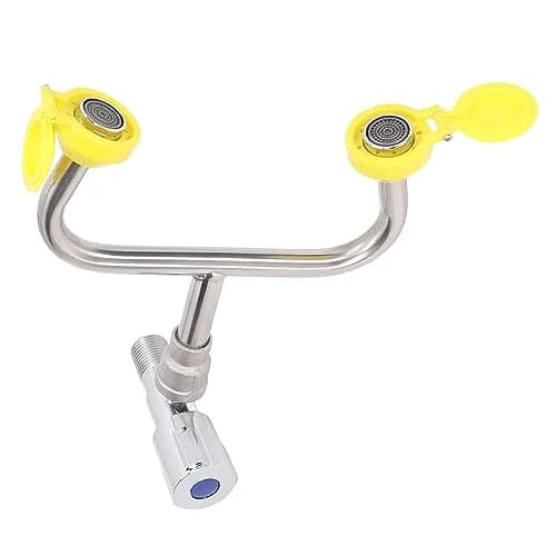DAUERHAFT Faucet Mounted Emergency Eyewash Station with 2 Inflatable Nozzles & Flip Top Dust Cover | Continuous Flow thumbnail 8