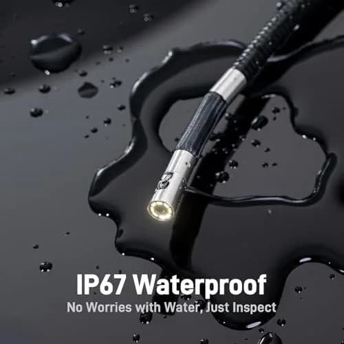 Teslong Articulating Borescope Dual Lens Endoscope 1.5m (5ft) | 4.5-inch IPS Screen, 1MP HD, 32GB Card thumbnail 6