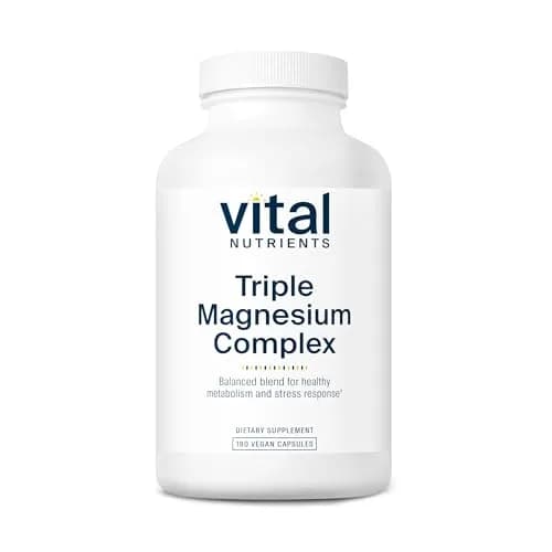 Vital Nutrients Triple Magnesium Complex 500mg | Supports Stress, Heart, Bone & Muscle Health thumbnail 1