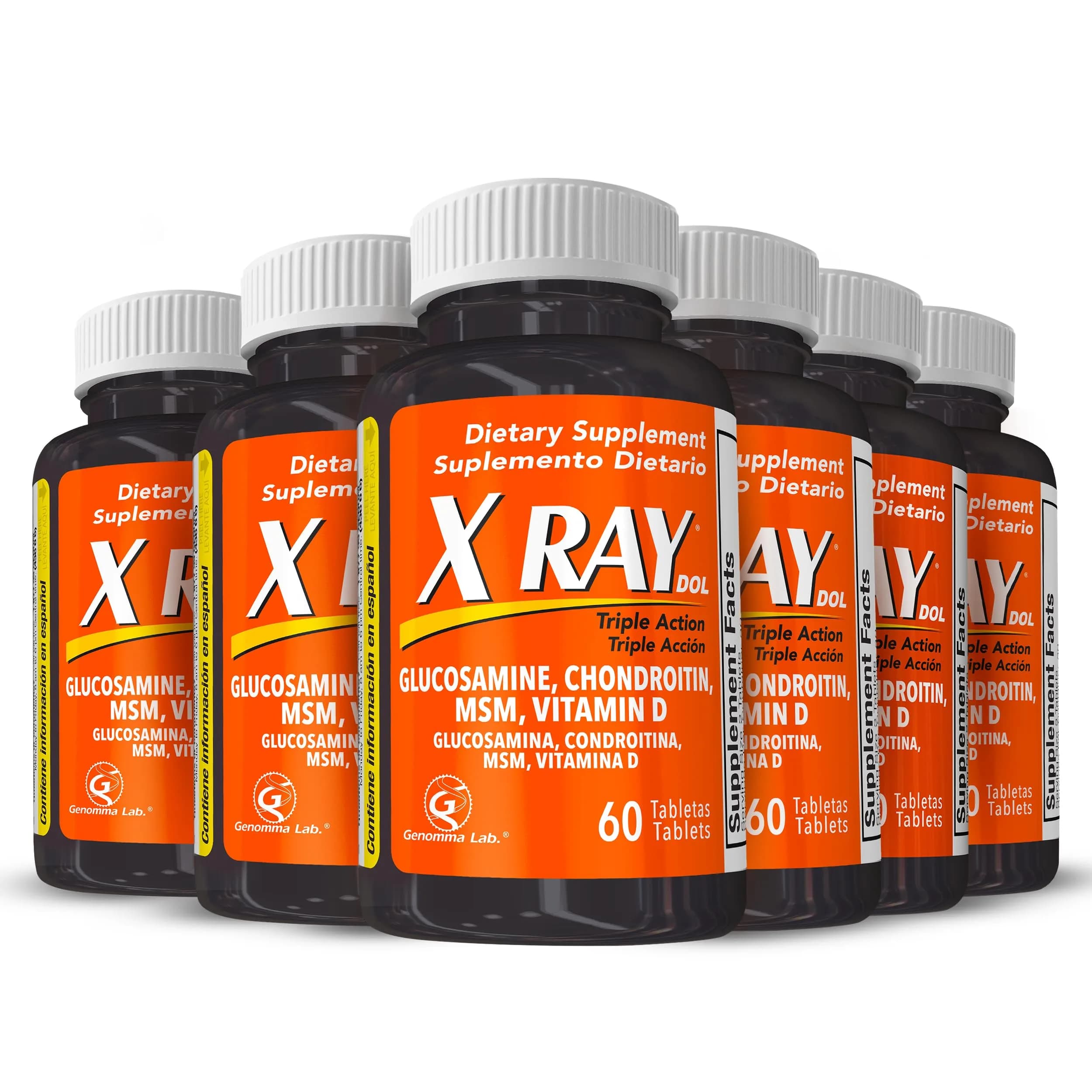 X Ray Dol Triple Action Joint Support Supplement 60 Count | Supports Healthy Joints & Bones — Tablet