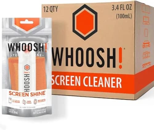 WHOOSH! Screen Cleaner Spray and Wipe Kit 3.4 fl oz (100 ml) Bottles (Set of 12) | Safe for All Screens thumbnail 1