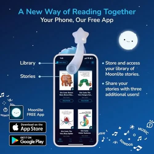 Moonlite Storytime Projector + The Three Little Pigs Single Story | Interactive Learning Toy for Ages 2-6 thumbnail 4