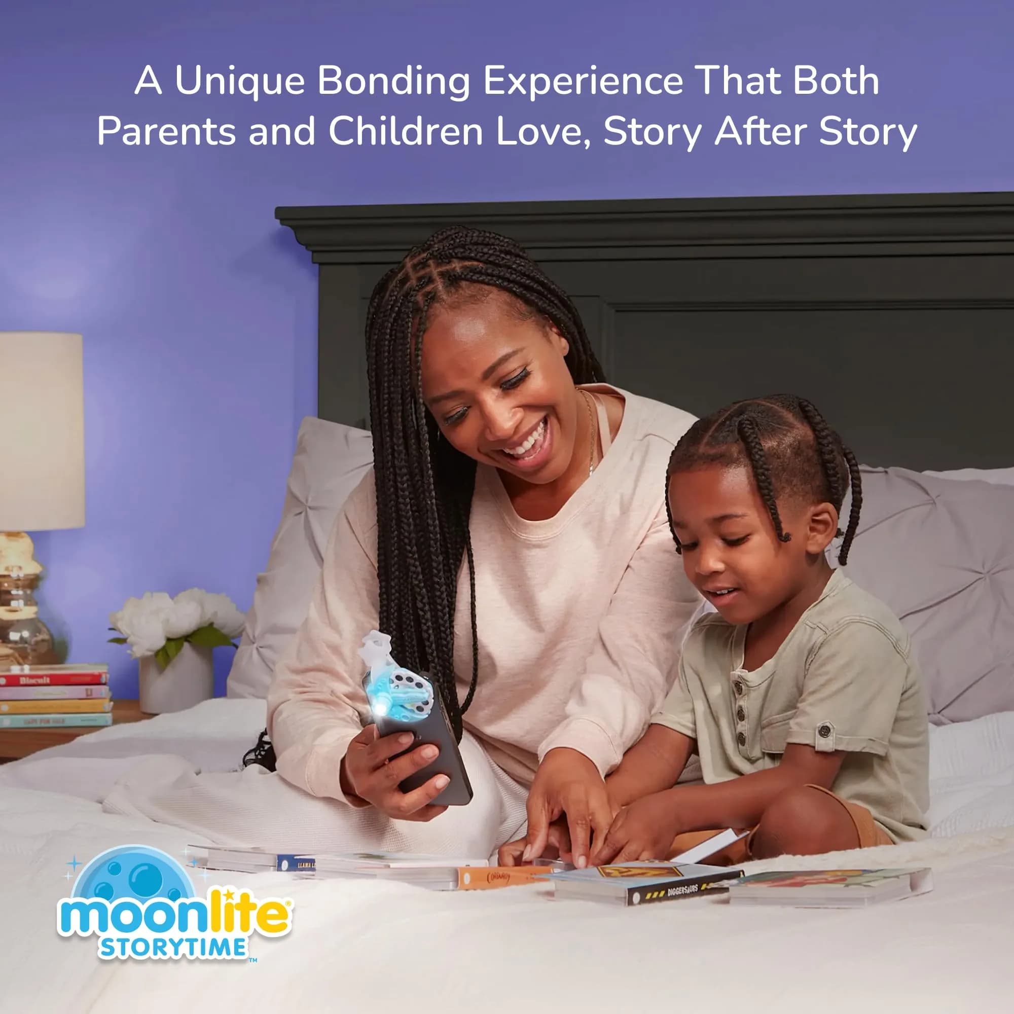 Moonlite Storytime Projector + The Three Little Pigs Single Story | Interactive Learning Toy for Ages 2-6 - view 9