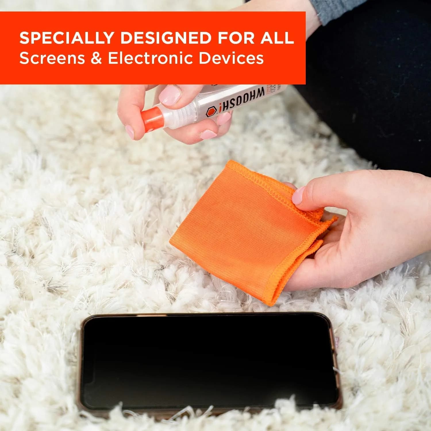 WHOOSH! Screen Shine Go Screen Cleaner Kit 1 fl oz (Pack of 18) | Streak-Free for All Screens - view 2