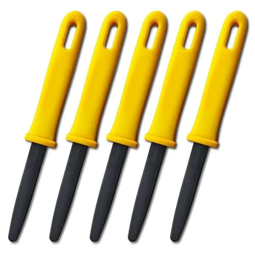 CANARY Cardboard Cutter Utility Knife 7.5" (19cm) Blade 3" (7.6cm) — Bulk 5-Pack, Yellow thumbnail 1