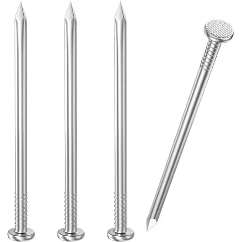VGBUY 360PCS Stainless Steel Finishing Nails 1-1/2 Inch (3.81 cm) | Flat Head Picture Hanging Nails for Wood & Walls thumbnail 1