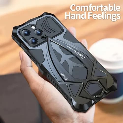 Lunivop Heavy Duty Metal Case for iPhone 15 Pro Max 6.7'' | Military Grade Armor thumbnail 5