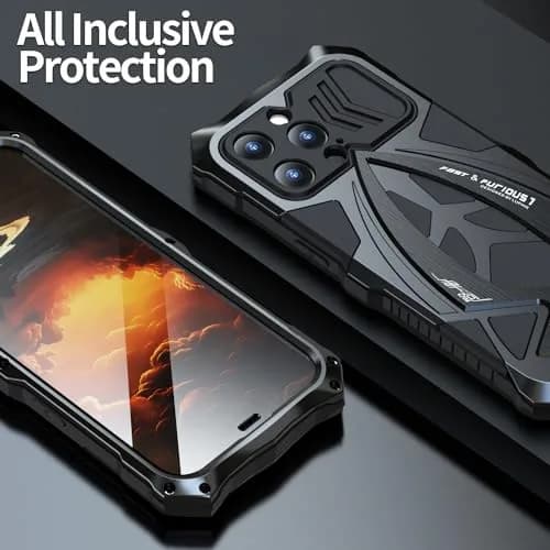 Lunivop Heavy Duty Metal Case for iPhone 15 Pro Max 6.7'' | Military Grade Armor thumbnail 6