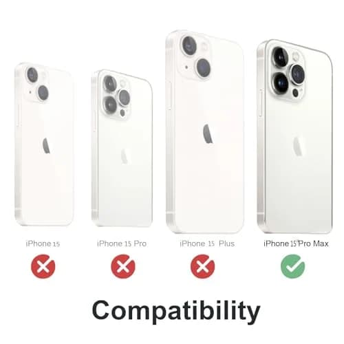 Lunivop Heavy Duty Metal Case for iPhone 15 Pro Max 6.7'' | Military Grade Armor thumbnail 3
