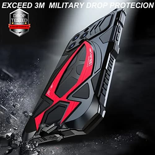 Lunivop Heavy Duty Metal Case for iPhone 15 Pro Max 6.7'' | Military Grade Armor & Drop Protection thumbnail 6