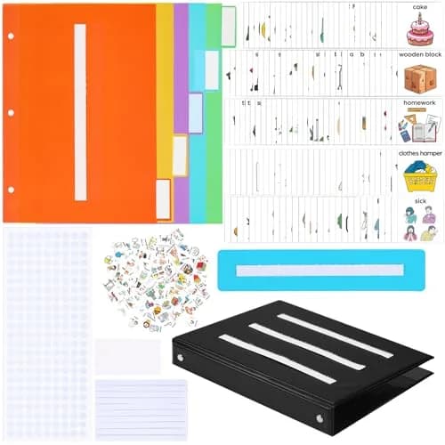 Resurhang 162 Cartoon Communication Book Autism Speech Binder 21x14.8cm | Visual & Engaging Communication Tool thumbnail 7