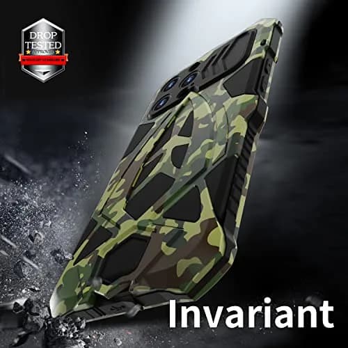 Lunivop for iPhone 15 Pro Max Case Metal Heavy Duty Camouflage | Military Grade 6.7'' thumbnail 4