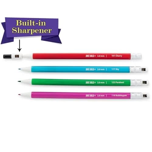 June Gold 36 Colored 2.0 mm Mechanical Pencils with Refills & Sharpeners | Creative Art & Craft Tool thumbnail 8