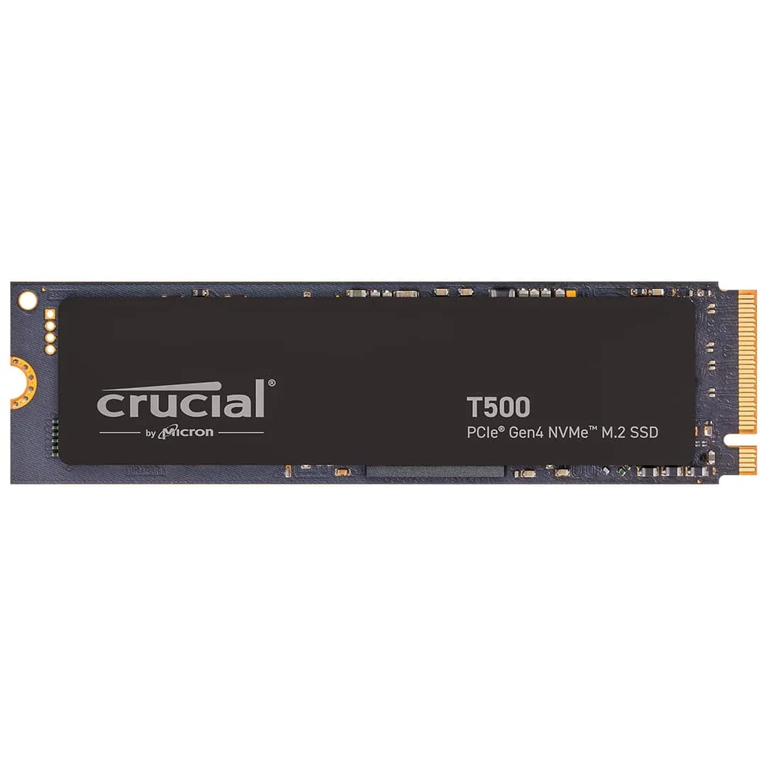 Crucial T500 PCIe Gen4 NVMe 2TB SSD | Up to 7,400MB/s, TLC NAND, Compatible with Laptop & Desktop - main product image