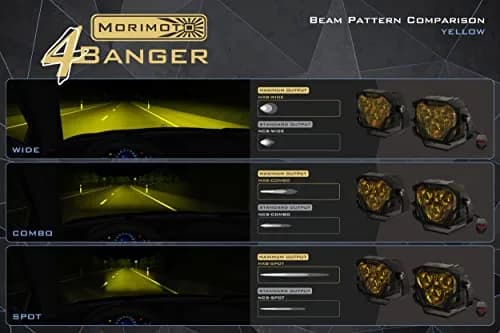 Morimoto 4Banger Ditch Light Kit: Fits Ford Super Duty 17+ | Versatile LED Off-Road Lighting thumbnail 8