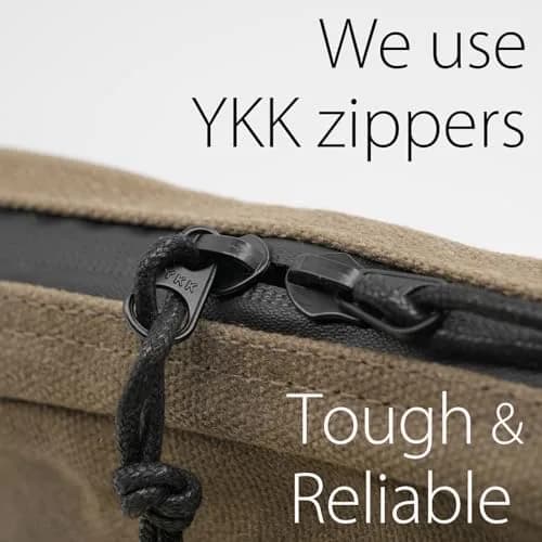 diodrio Waxed Canvas Belt Pouch Medium | Water Resistant EDC Bag for Men & Women thumbnail 3