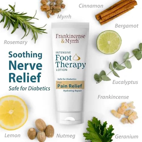 FRANKINCENSE & MYRRH Intensive Foot Therapy Lotion, Restless Leg 3oz | Hydrating & Pain Relief for Dry, Rough Skin thumbnail 4