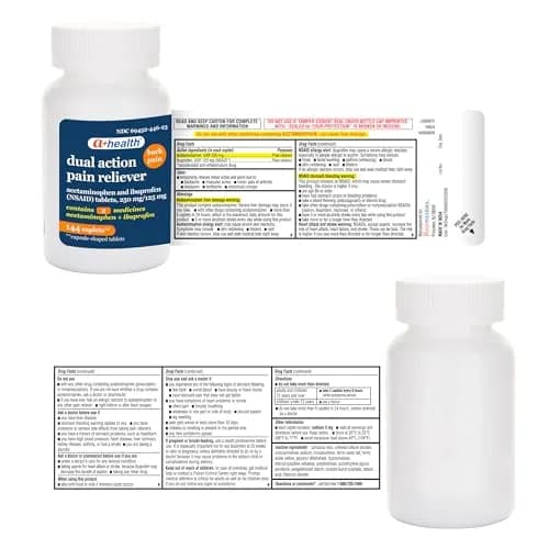 A+Health Dual Action Back Pain Relief Caplets 144 ct | Acetaminophen & Ibuprofen for Fast Relief thumbnail 6
