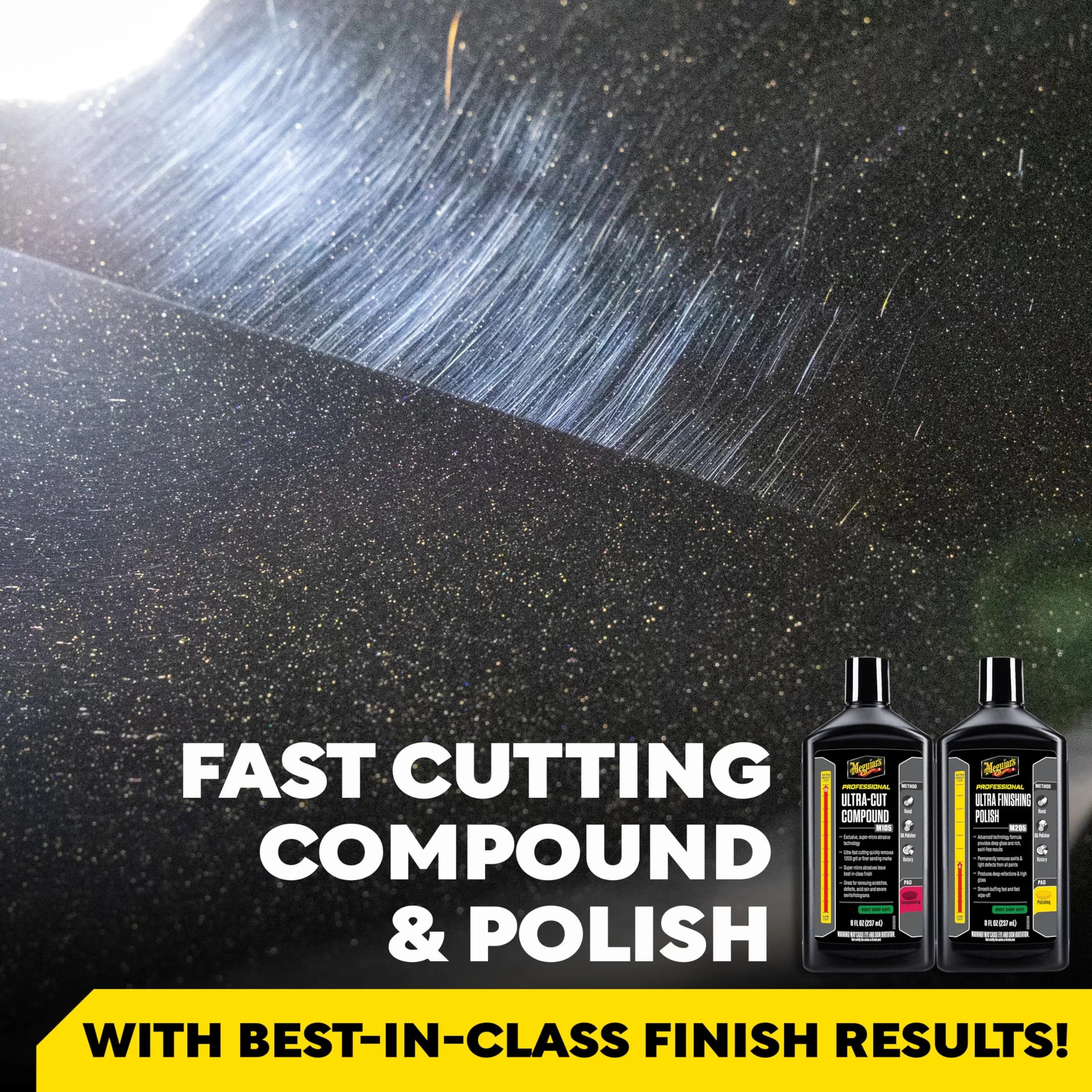 Meguiar's M205 Mirror Glaze Ultra Finishing Polish 8 Oz - For Superior Gloss - view 2
