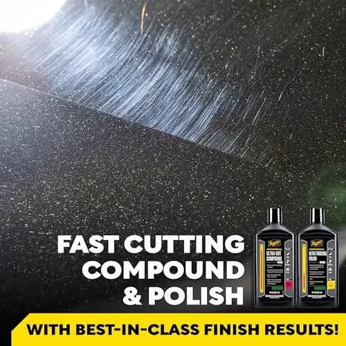 Meguiar's Mirror Glaze Compound & Polish Kit 227g (8 Oz) | Removes Scratches & Swirls for Showroom Gloss thumbnail 2