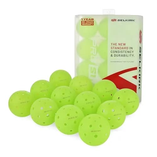 Selkirk Sport Pro S1 Outdoor Pickleball Balls (12 Pack) | USAPA Approved for Tournament Play thumbnail 1