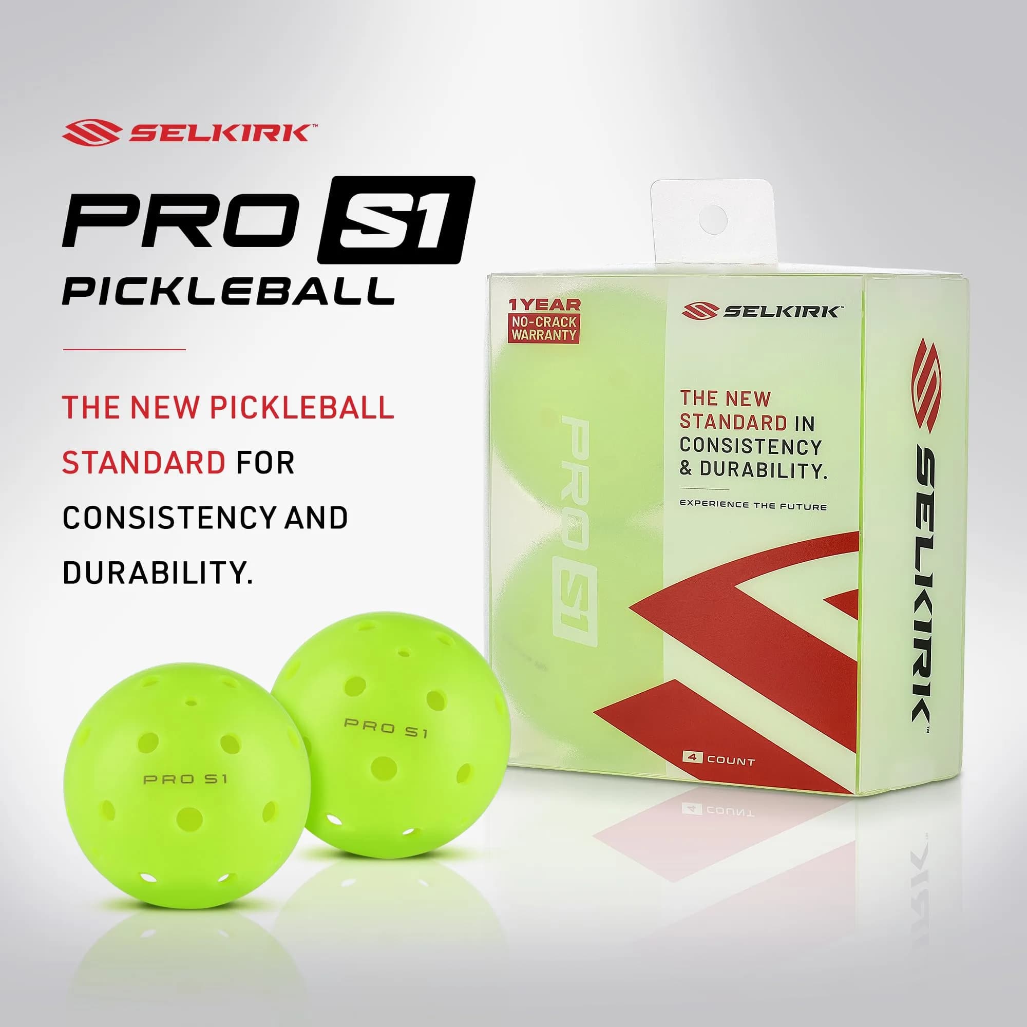 Selkirk Sport Pro S1 Outdoor Pickleball Balls (12 Pack) | USAPA Approved for Tournament Play - view 2
