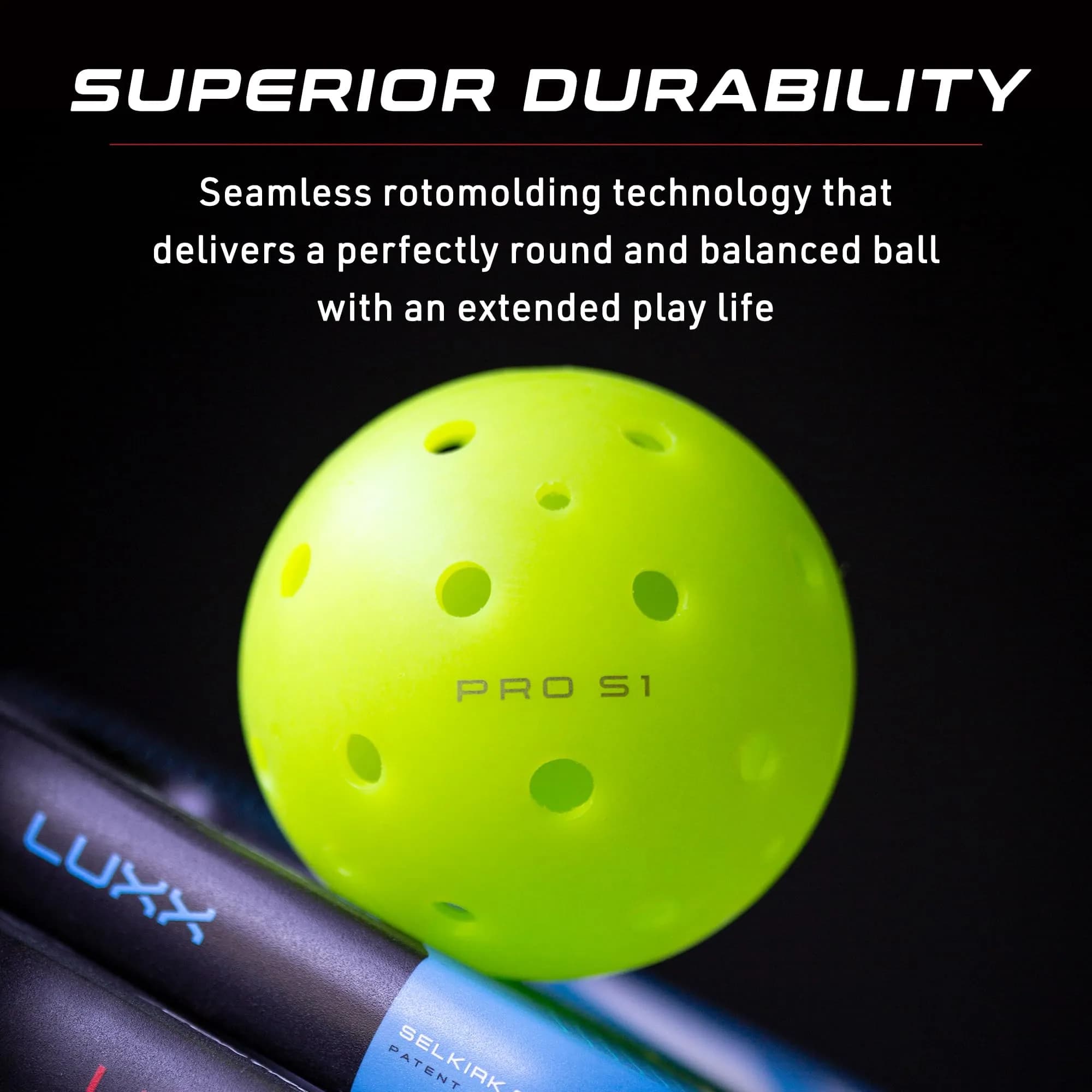 Selkirk Sport Pro S1 Outdoor Pickleball Balls (12 Pack) | USAPA Approved for Tournament Play - view 3