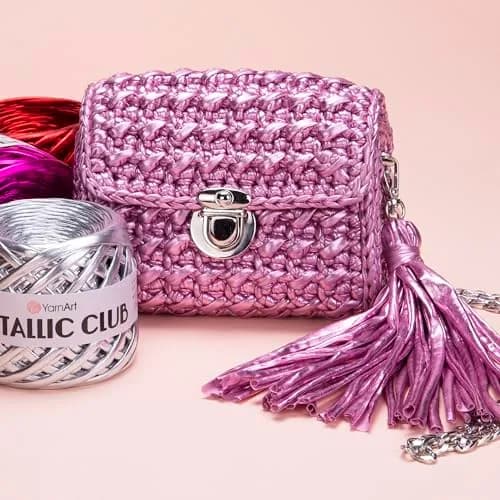 YarnArt Metallic Club Yarn Super Bulky 180g | Shiny Polyester for Crochet & Rugs thumbnail 7