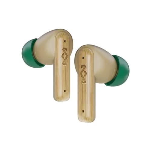 House of Marley Little Bird True Wireless Earbuds Cream | 6 Hours Playtime, USB-C Quick Charge — Cream