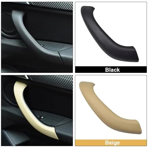 Kakulkomen Left Inner Door Panel Handle Pull Outer Cover Trim for BMW X1 X2 F48 F49 F39 2016-2020 (Black) thumbnail 6