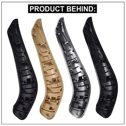 Kakulkomen Left Inner Door Panel Handle Pull Outer Cover Trim for BMW X1 X2 F48 F49 F39 2016-2020 (Black) thumbnail 4