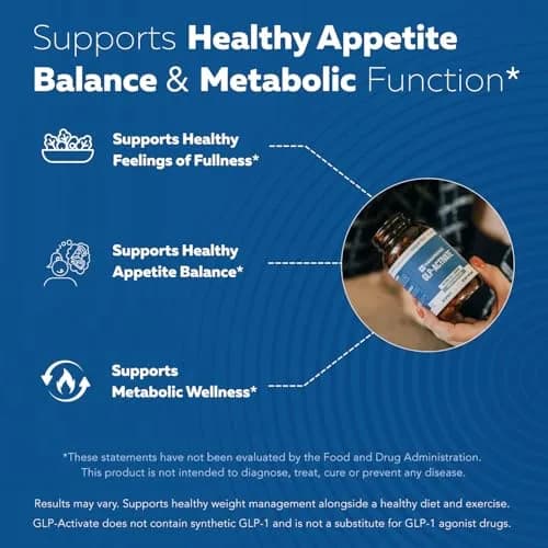 Triquetra Health GLP-Activate | Expert Formulated Hunger & Metabolism Support Supplement with 90 Capsules thumbnail 3