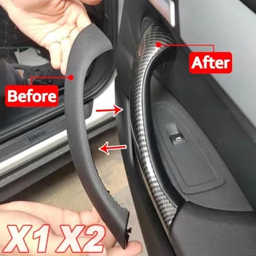 Kakulkomen Inner Door Panel Handle for BMW X1 F48 F49 X2 F39 (Beige, 2-Pack) thumbnail 5