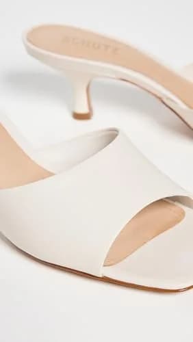 SCHUTZ Women's Dethalia Slide Heels Pearl 8.5 Medium US | Open Toe Block Heel thumbnail 5