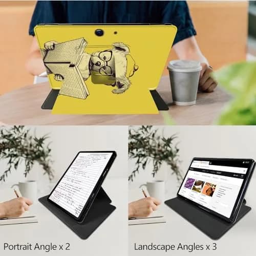 RMJKXQZG Surface Pro Case with TPU Buffer & PU Leather, 12.3 Inch | Auto Wake/Sleep, 360 Swivel Stand, Shockproof thumbnail 7