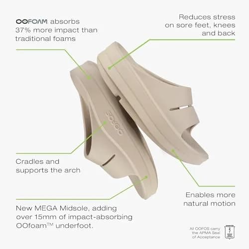 OOFOS OOmega OOahh Recovery Sandal 9 | Comfort for Active Recovery thumbnail 6