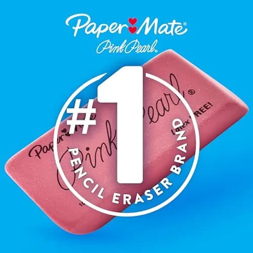 Paper Mate Pink Pearl Erasers, Large, Pack of 36 | Smudge-Resistant & Precise thumbnail 5
