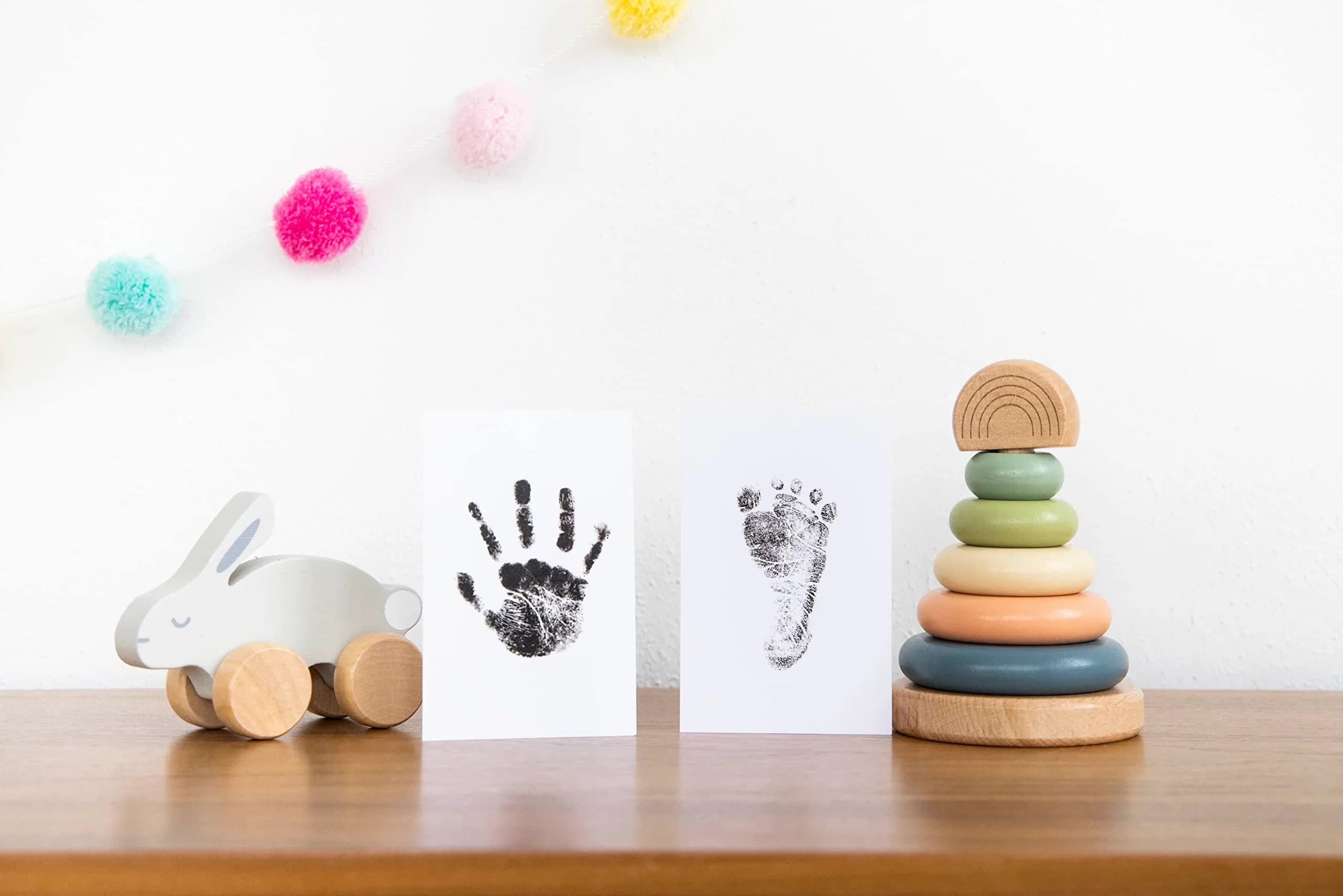 Pearhead Clean Touch Ink Pad Kit 4-Pack, Black | Mess-Free Baby & Pet Prints - view 6